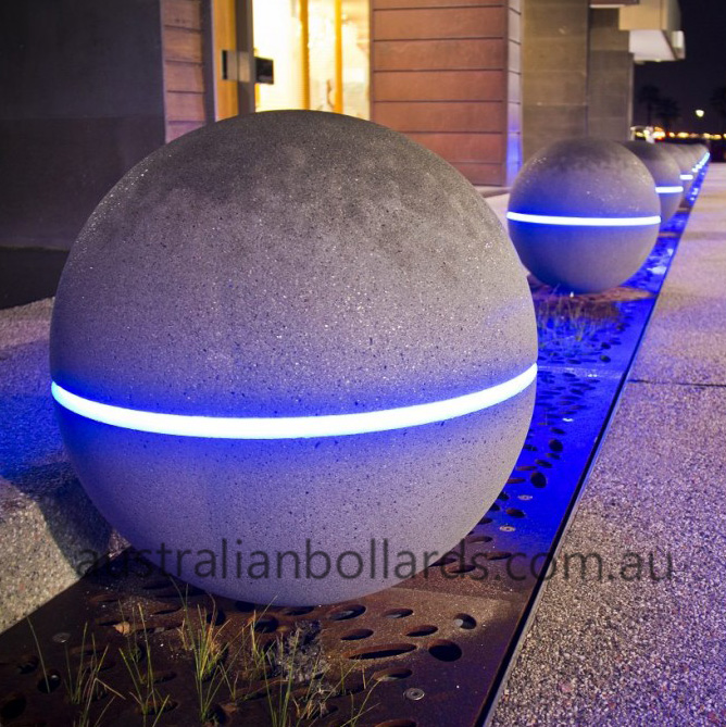 Granite Spheres with Light