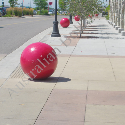 Bubble gum designer bollards.